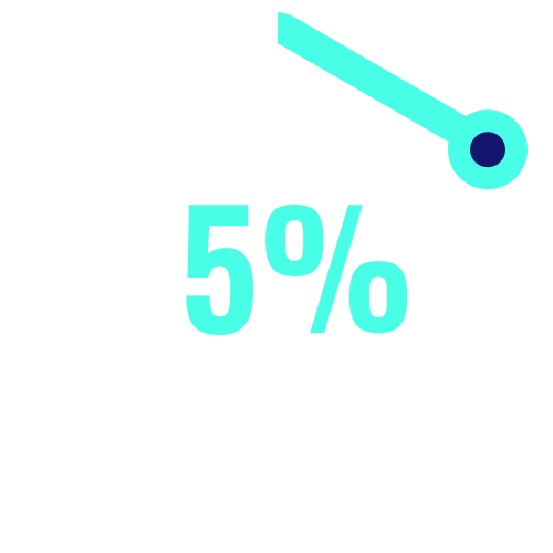 5%