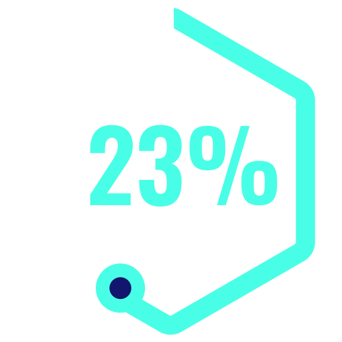 23%
